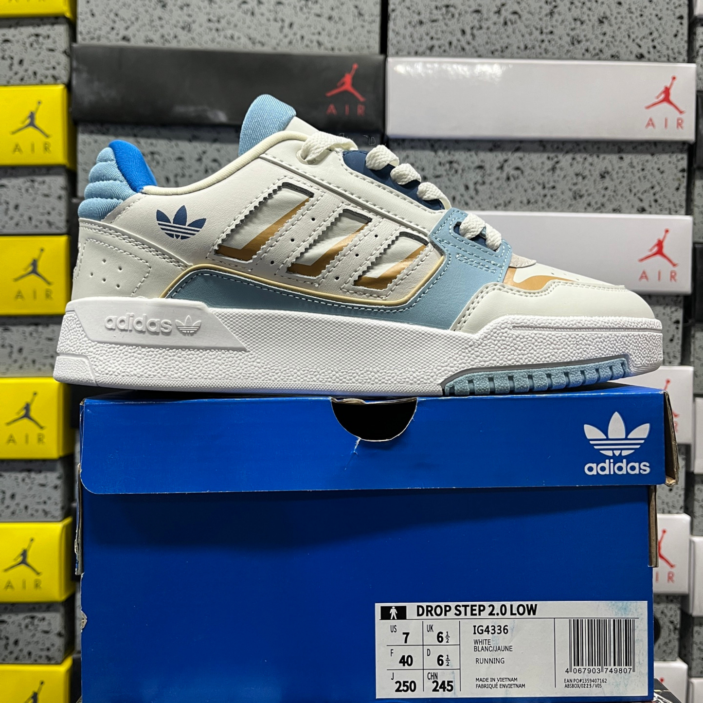 Adidas Drop Step Low 2.0 - White Teal