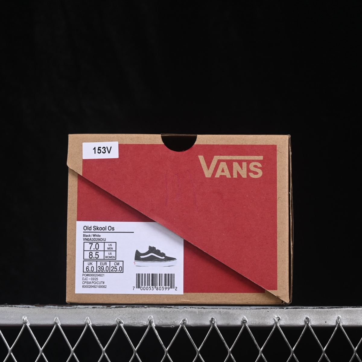 Vans Old Skool V - Black/True White
