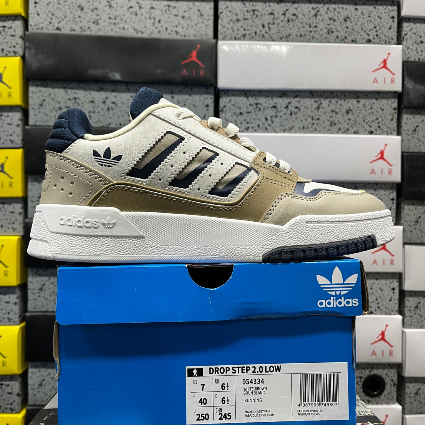 Adidas Drop Step Low 2.0 - White Brown