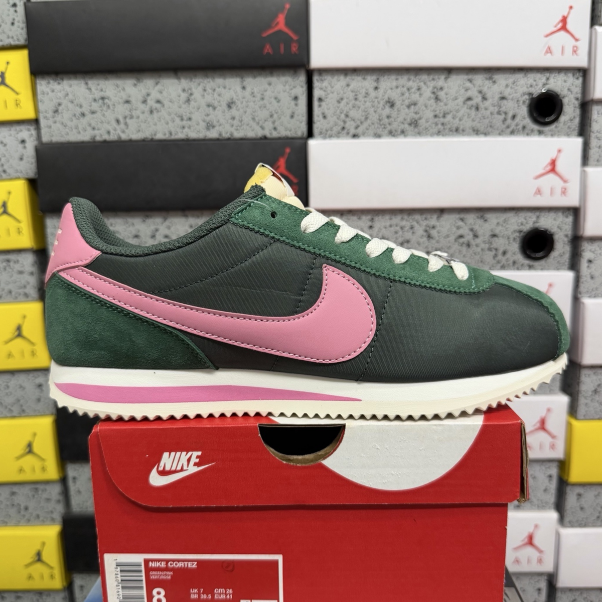 Nike Cortez Textile - Fir/Pinksicle