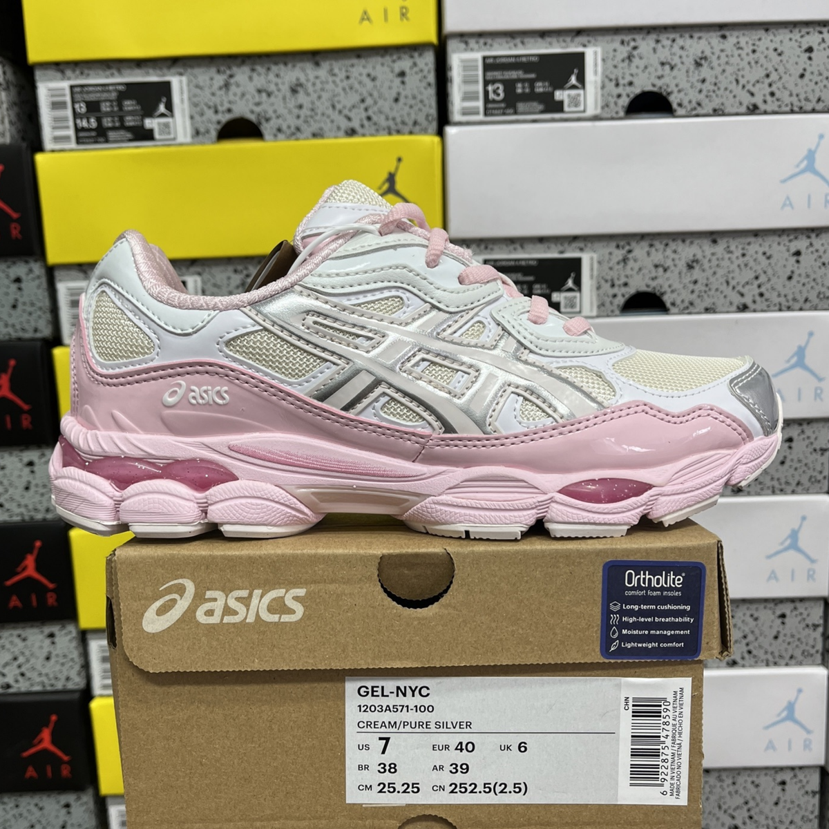 Kicki Yang Zhang x Asics Gel NYC - Pink Cream Pure Silver