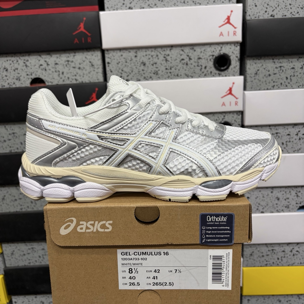 Asics Gel Cumulus 16 - White Pure Silver