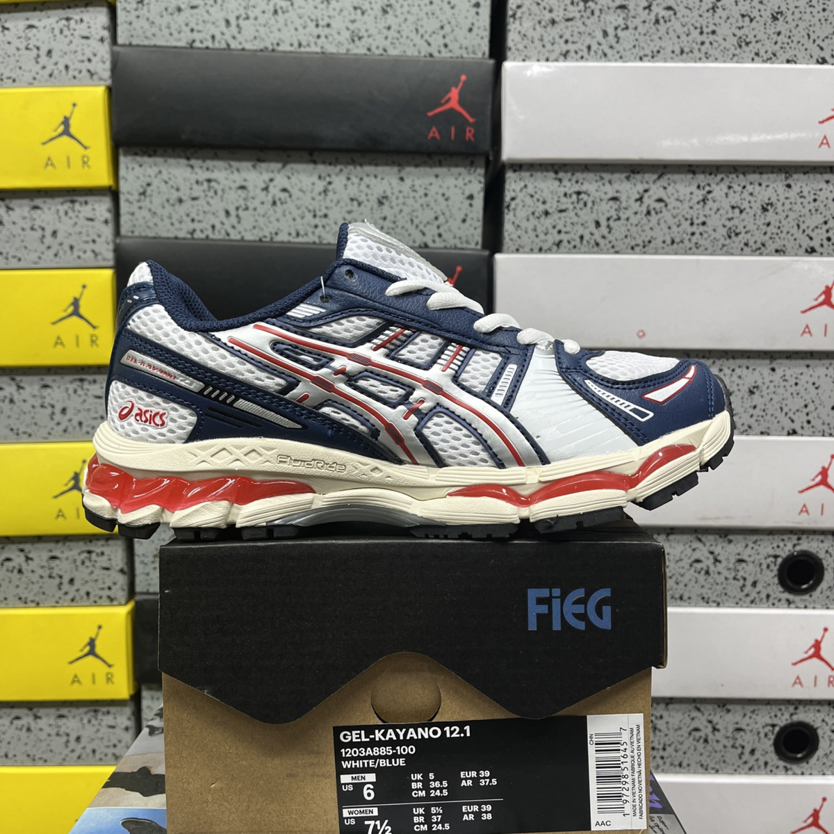 Asics Gel Kayano 12.1 - White Independence Blue