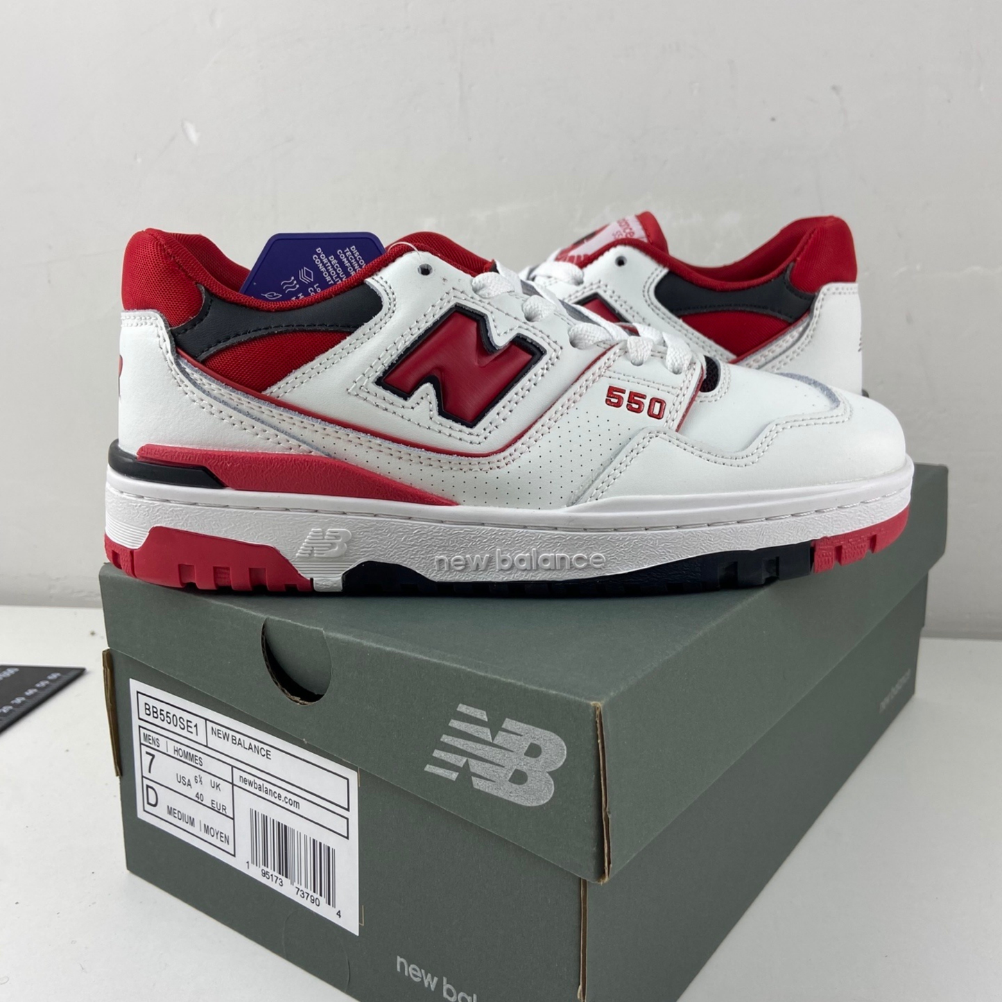 New Balance 550 - Team Red