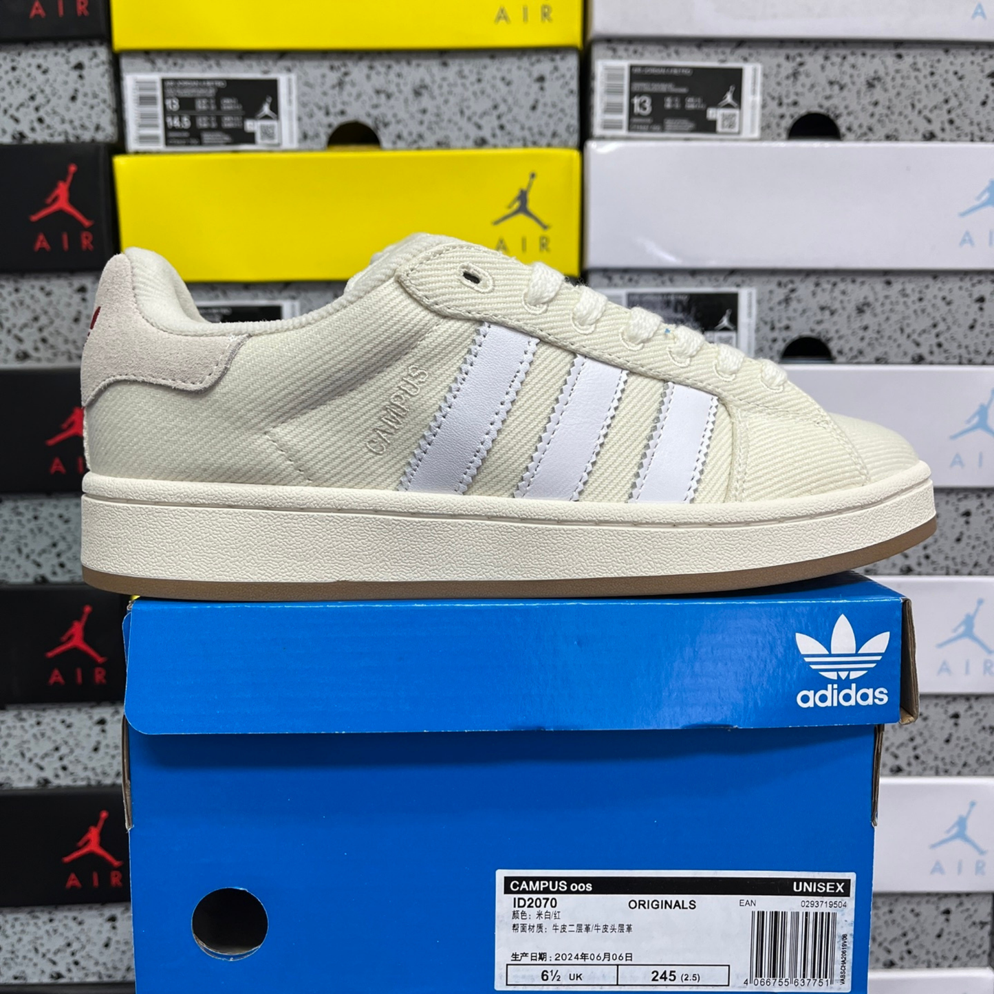 Adidas Campus 00's - Chalk White Cloud White