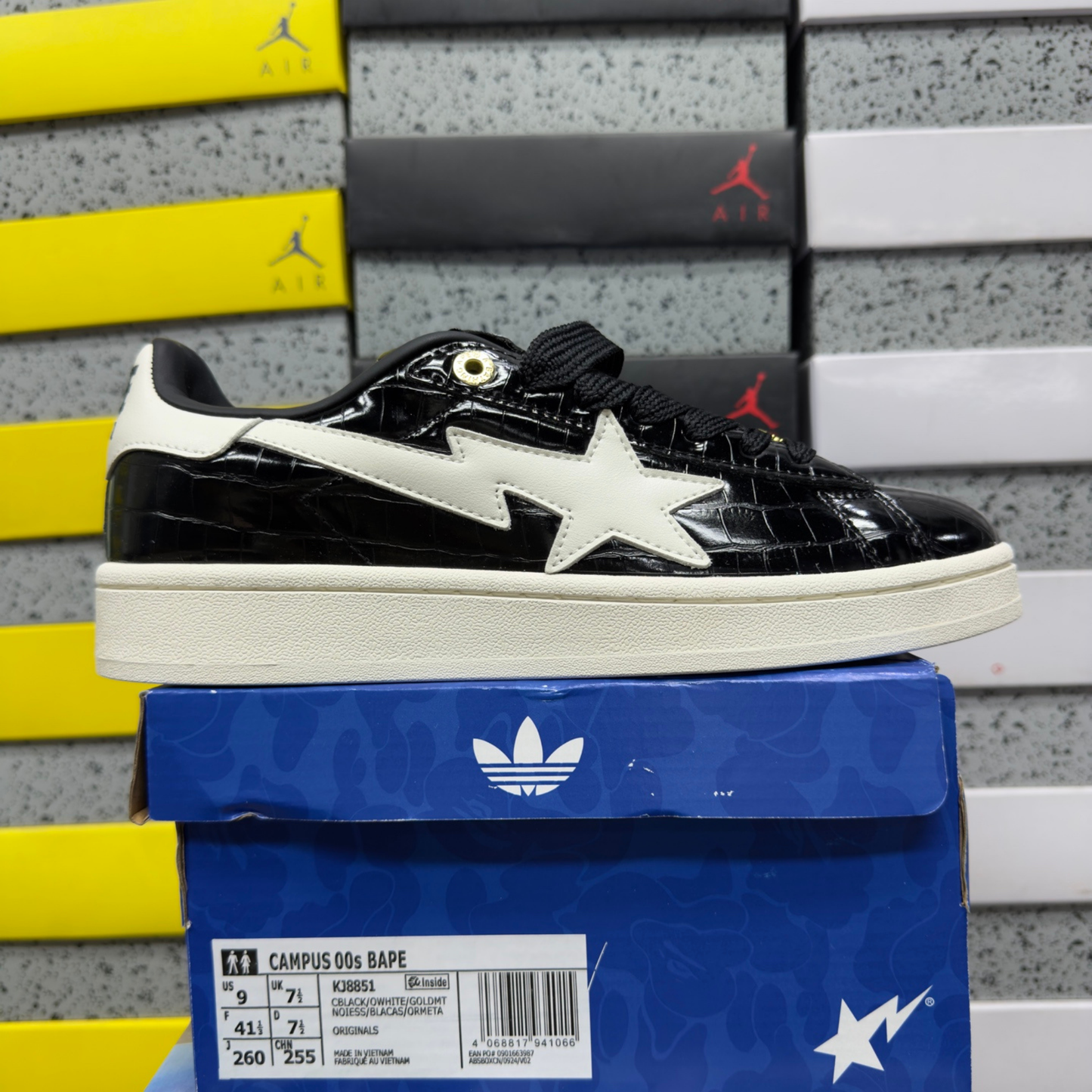 BAPE X Adidas Campus 00's - Black Croc