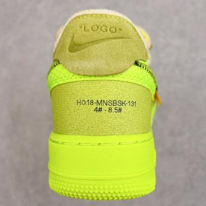 Off White x Nike Air Force 1 Low - Volt