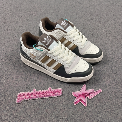 Adidas Forum Low - Core White / Bronze Strata