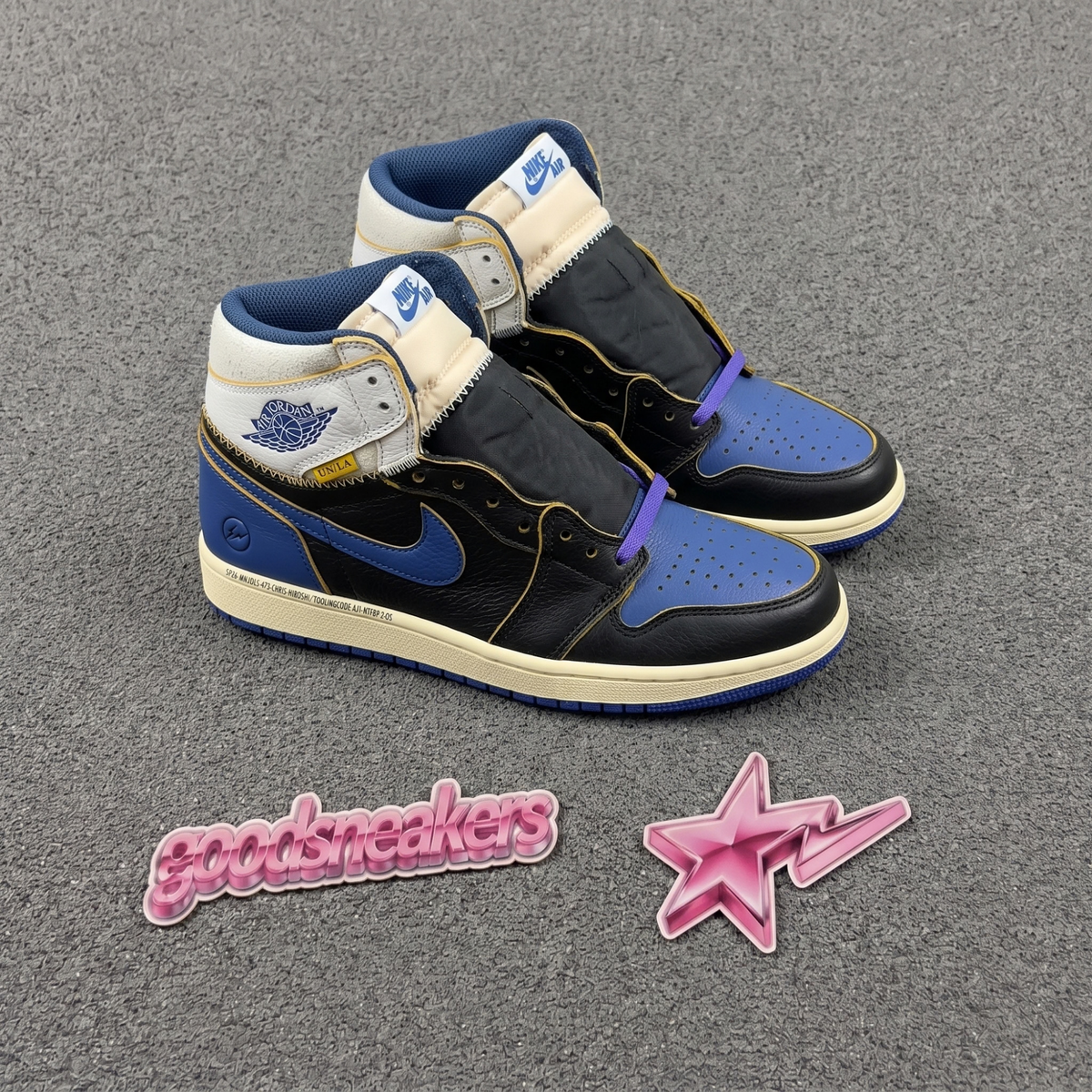Union LA x Fragment Design x Air Jordan 1 Retro High OG SP - Sport Royal
