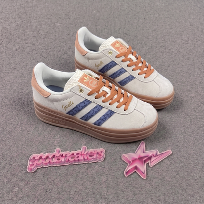 Adidas Gazelle Bold - Cream White Orbit Violet Indigo