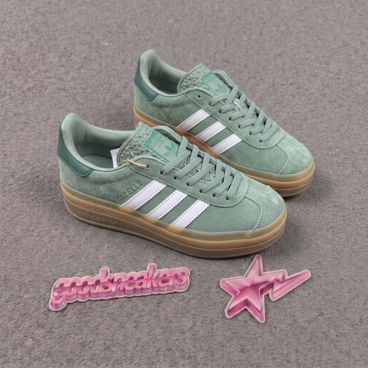 Adidas Gazelle Bold - White Grass Brown