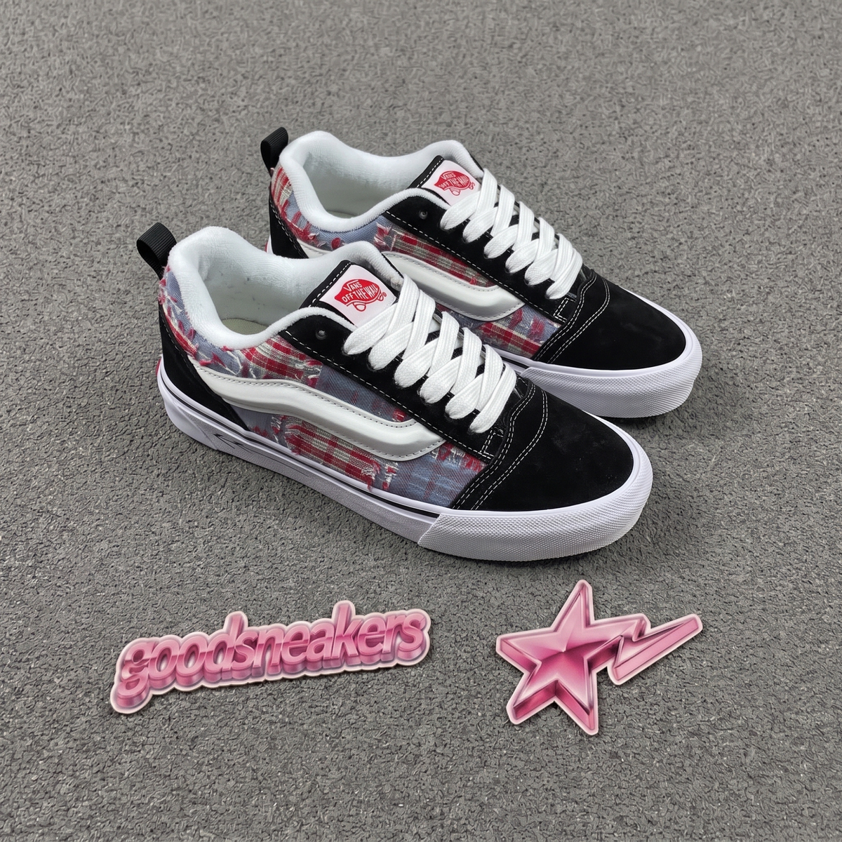 Vans Knu Skool - Rave Plaid Black/Plaid
