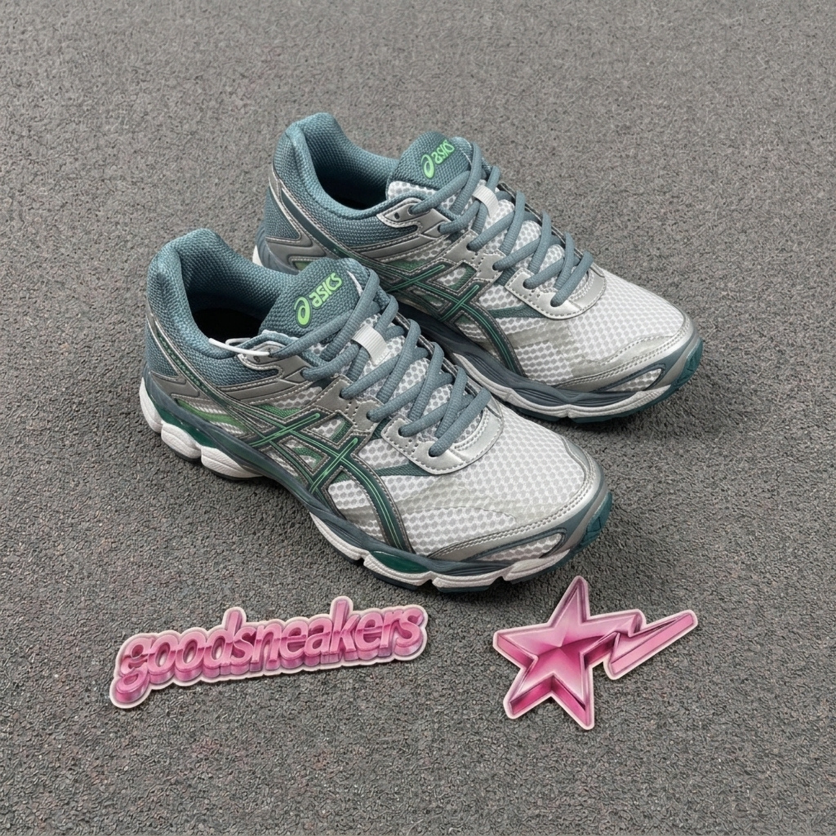 Asics Gel Cumulus 16 - Slate Grey Shamrock Green