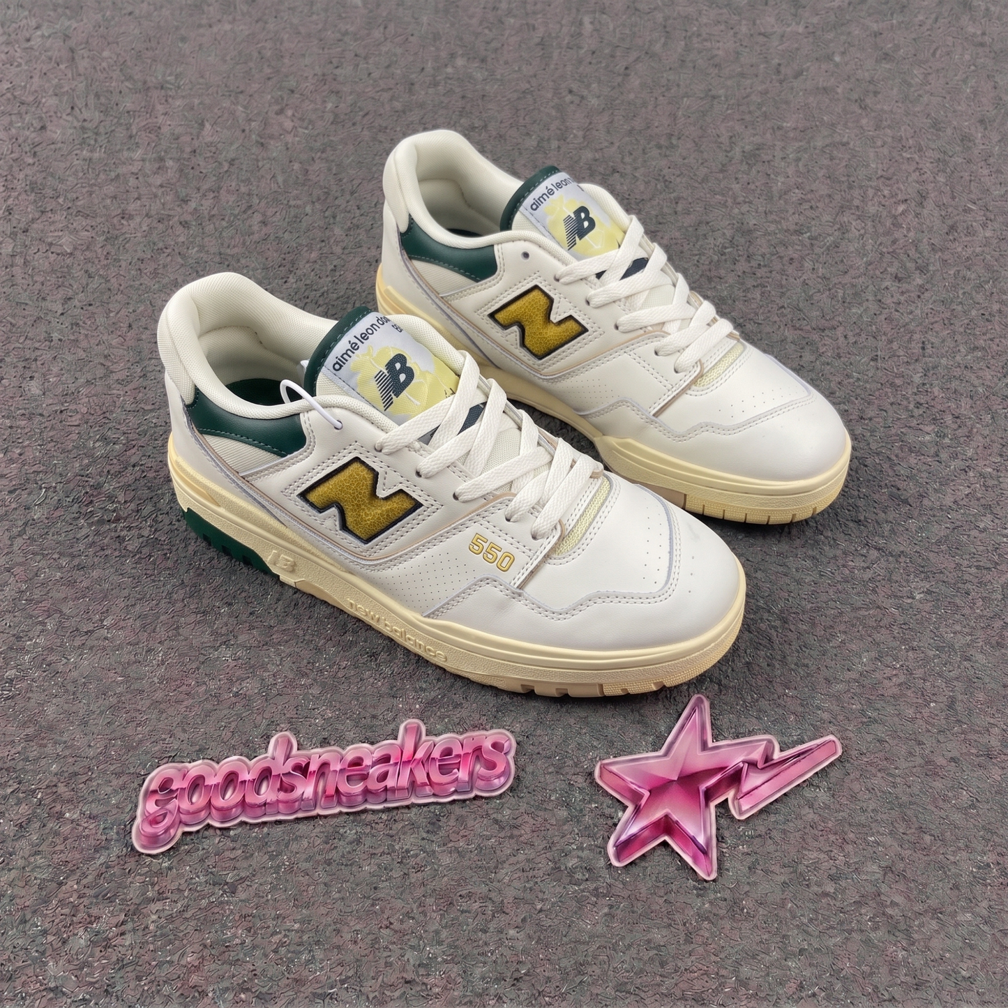 Aimé Leon Dore X New Balance 550 - Natural Green