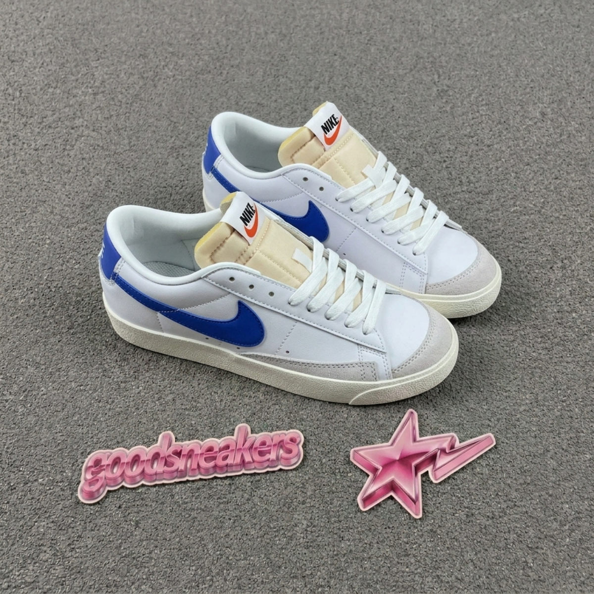 Nike Blazer Low '77  Vintage - White Hyper Royal