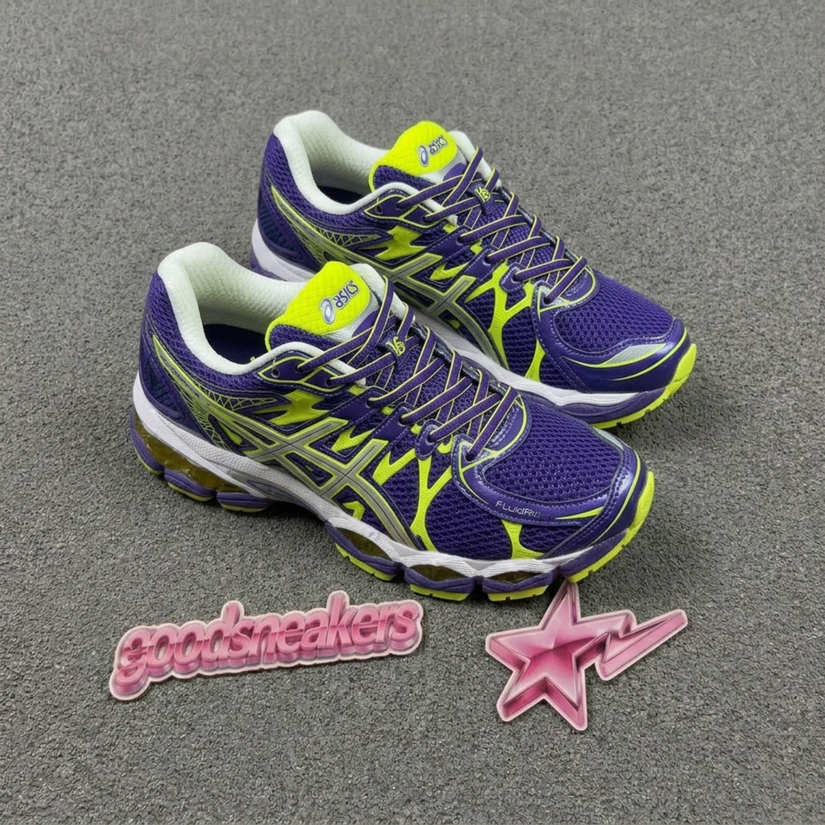Asics Gel Nimbus 16 - Violet / Lightning / Flash Yellow