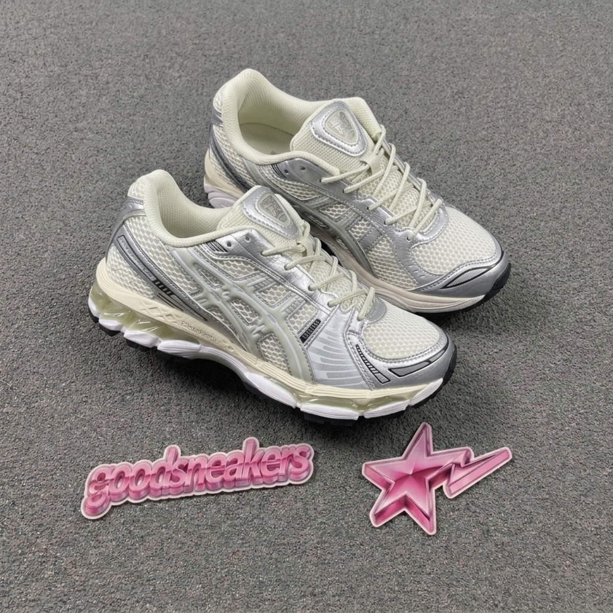 Asics Gel Kayano 12.1 - Cream Pure Silver