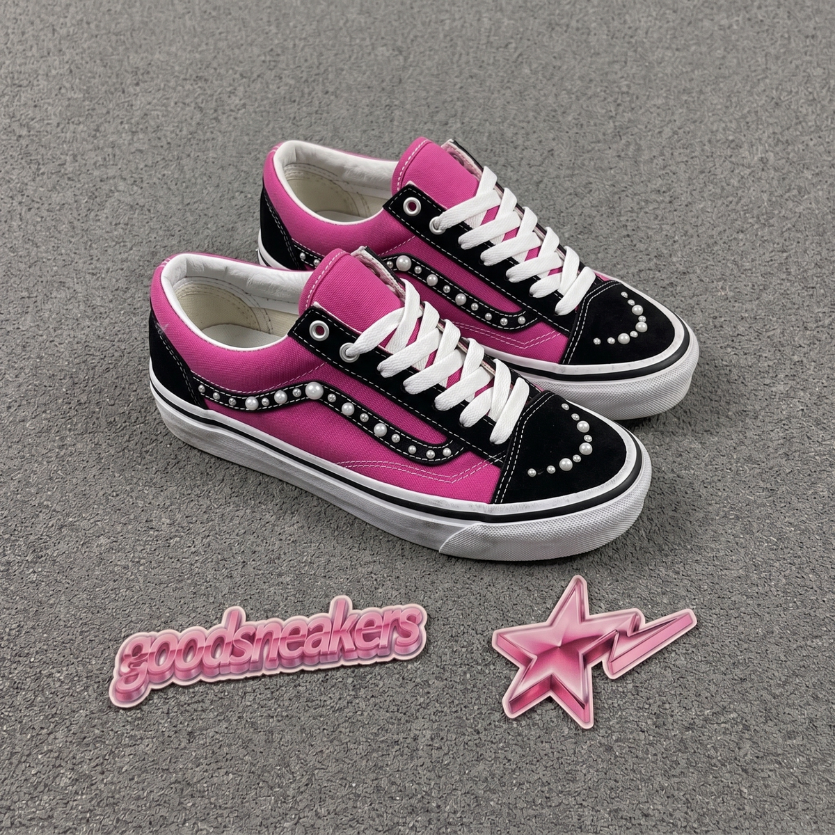 Vans Old Skool 36 Pearlized - Fuchsia Red