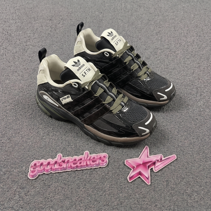 SFTM x Adidas Adistar Cushion - Core Black/Dark Brown