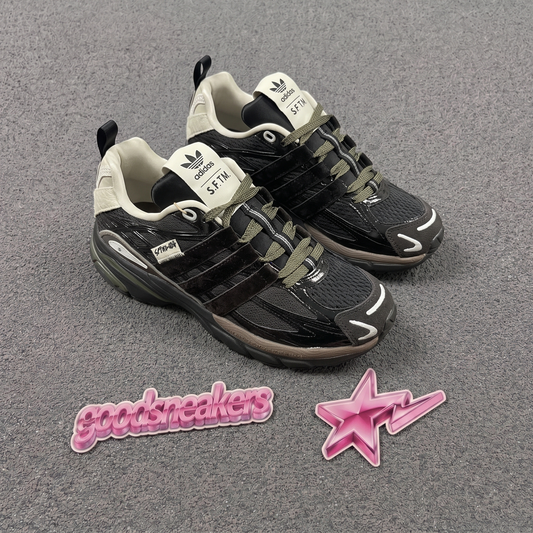 SFTM x Adidas Adistar Cushion - Core Black/Dark Brown