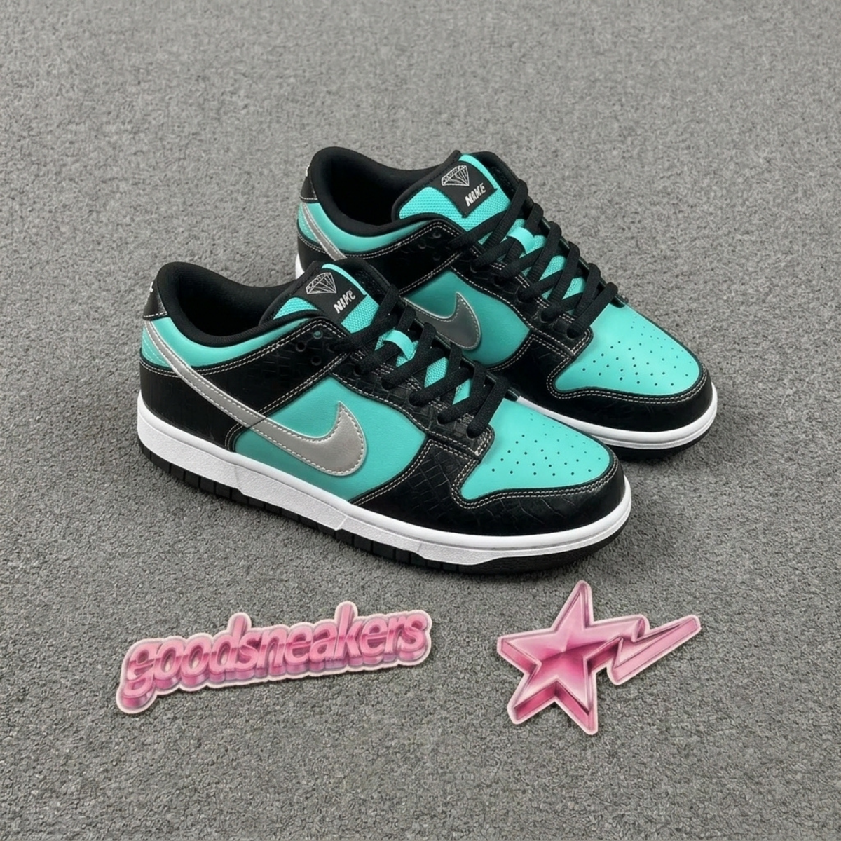 Diamond Supply Co x Nike SB Dunk Low Pro - Tiffany