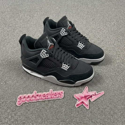 Air Jordan 4 Retro SE - Black Canvas