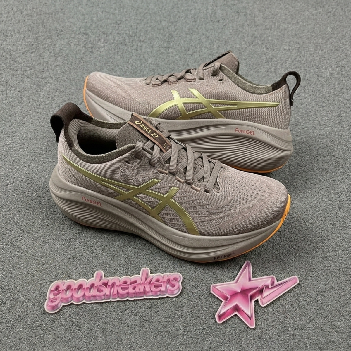 Asics Gel Nimbus 27 Luxe - Luxe / Taupe Grey