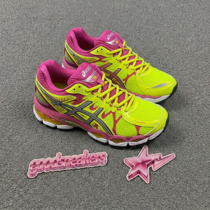 Asics Gel Nimbus 16 - Flash Yellow / Pink / Purple