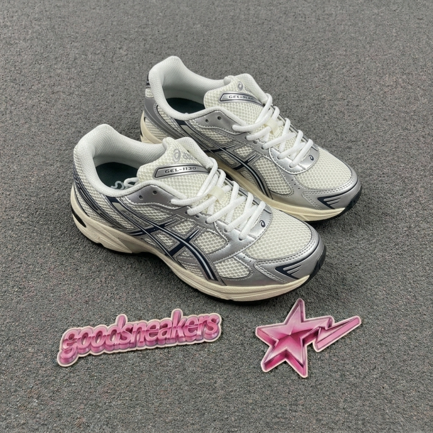 Asics Gel 1130 - White Pure Silver Midnight