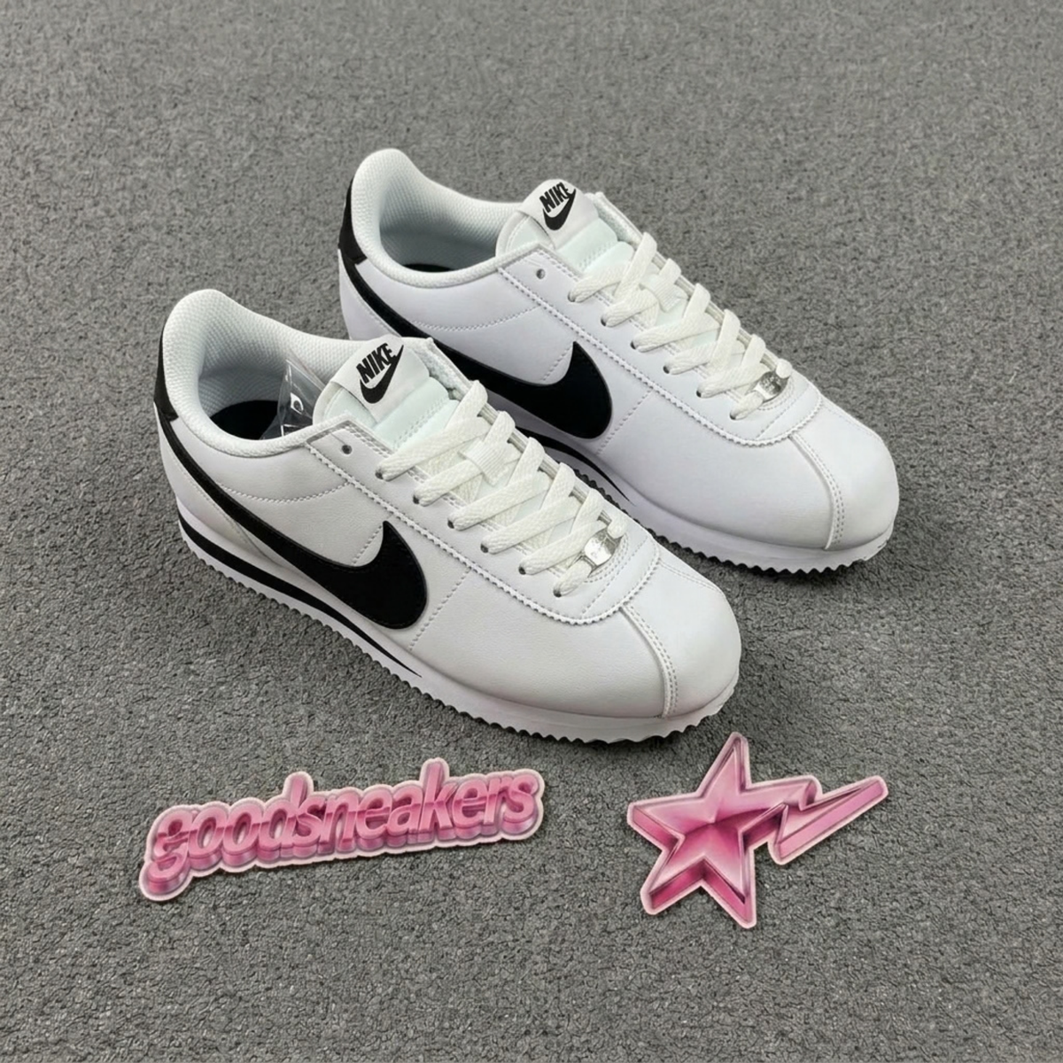 Nike Cortez Leather - White Black