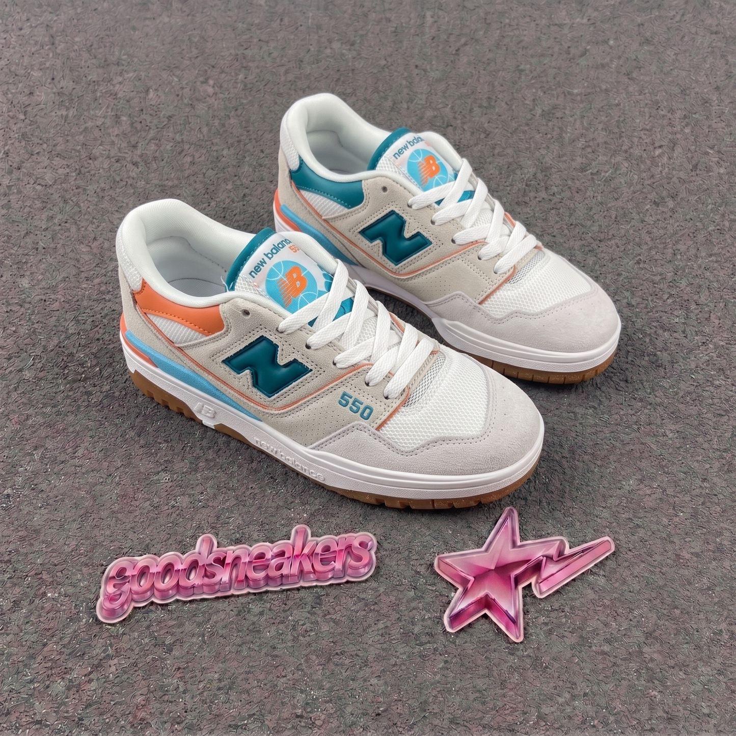 New Balance 550 - Sea Salt Verdigris