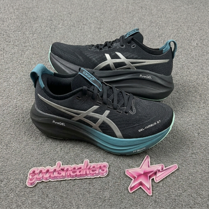 Asics Gel Nimbus 27 - Black / Pure Silver
