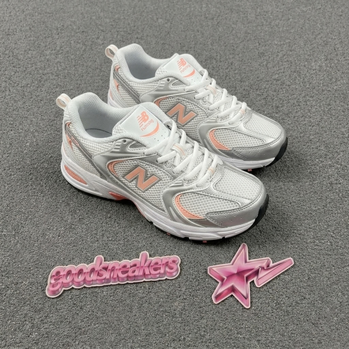 New Balance 530 - White Light Pink
