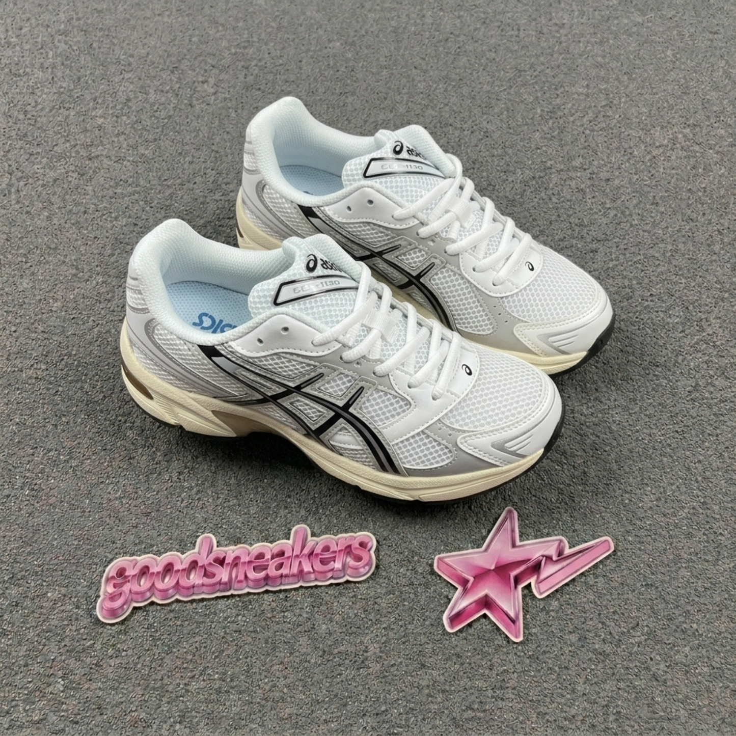 Asics Gel 1130 - White Black Pure Silver