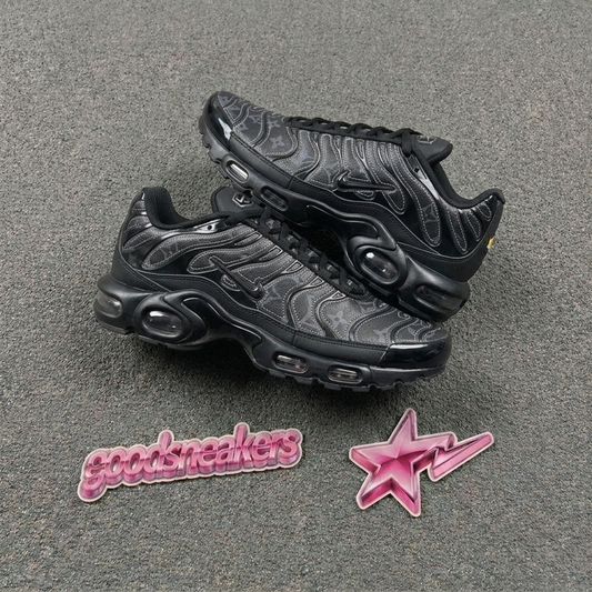 Nike Air Max Plus - Louis Vuitton Triple Black Monogram Custom