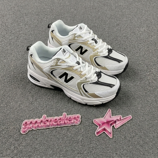 New Balance 530 - White Gold Black