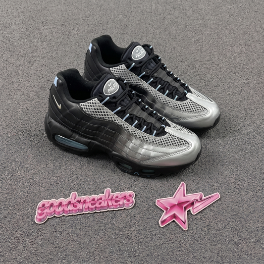 Air Max 95 x Palace - Metallic Silver and Aluminum
