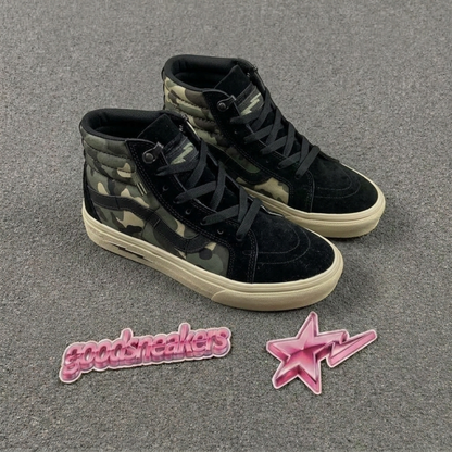DEFCON X Vans Sk8-Hi Notchback Pro - Multicam Black