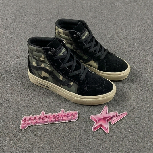 DEFCON X Vans Sk8-Hi Notchback Pro - Multicam Black