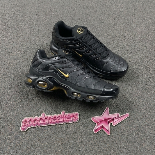 Air Max Plus -  Leather Black Gold