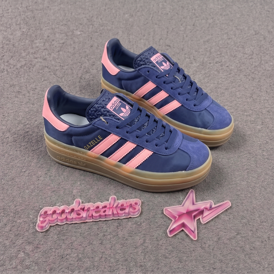 Adidas Gazelle Bold - Dark Blue Pink Brown