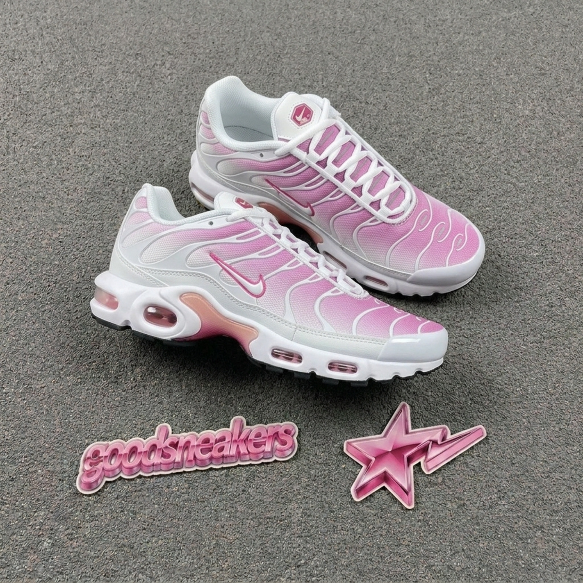 Nike Air Max Plus - Pink Gradient White