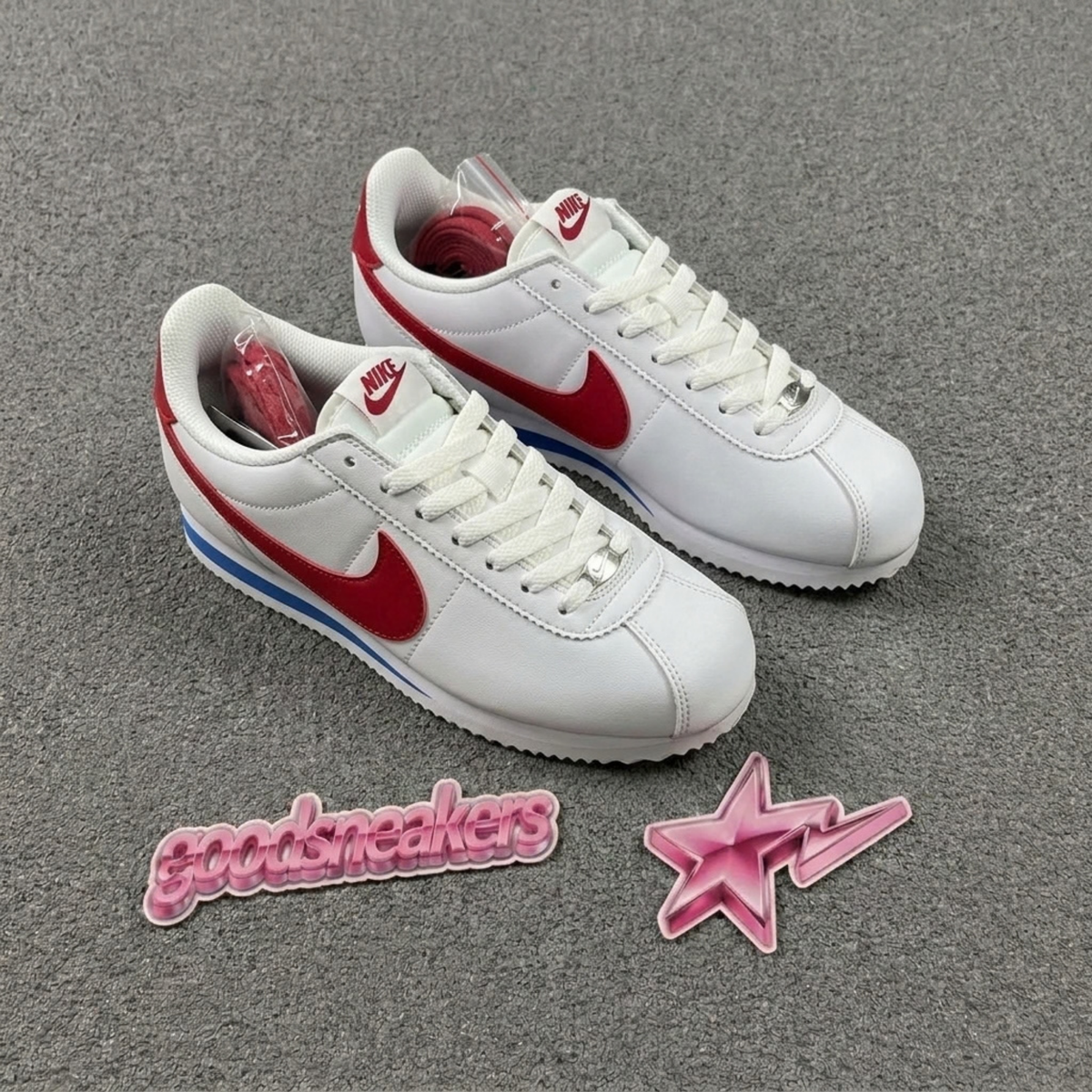 Nike Cortez Leather - White Varsity Red
