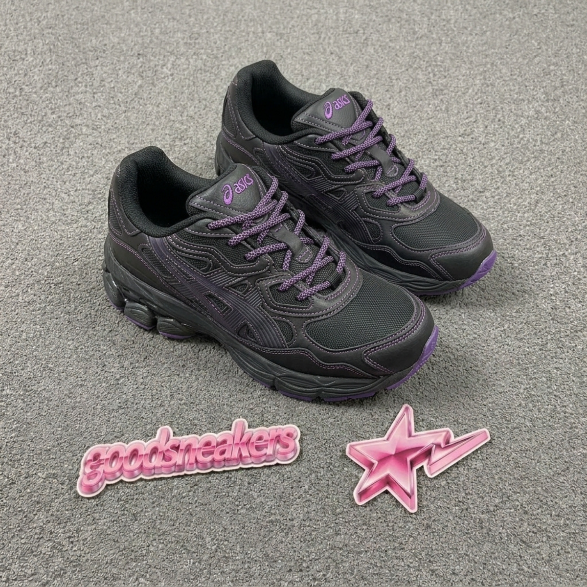 Needles x Asics Gel NYC 2055 - Black Purple
