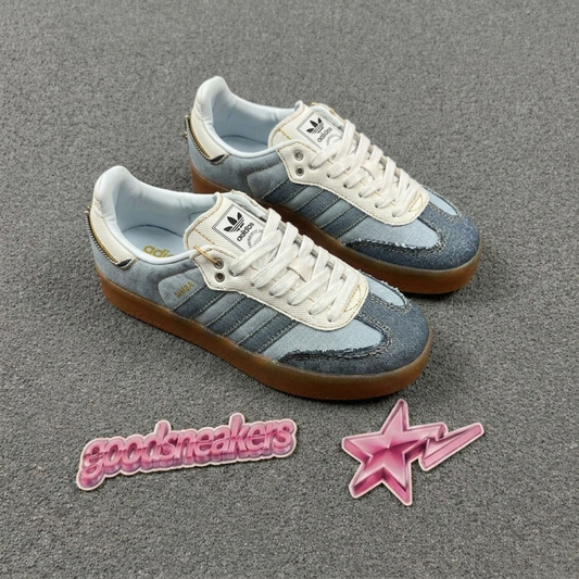 Atmos x Adidas Samba - Pink Denim