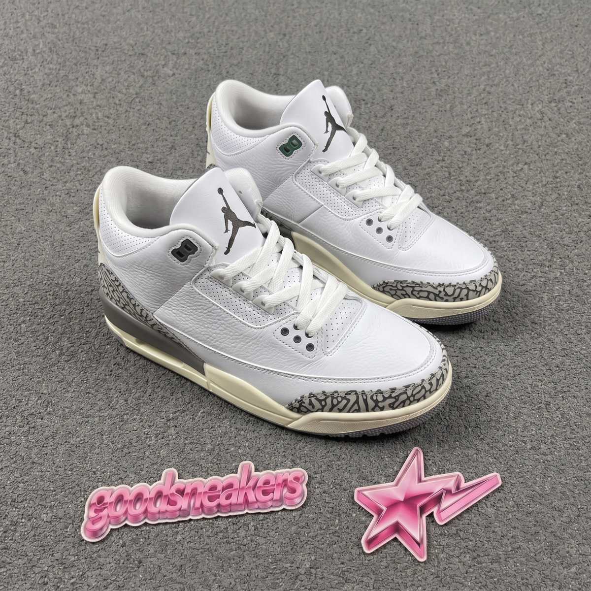 Air Jordan 3 Retro - Sail Cement Grey