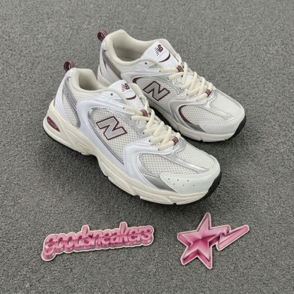New Balance 530 - Sea Salt Mercury Red
