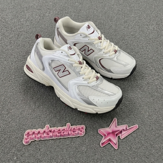 New Balance 530 - Sea Salt Mercury Red