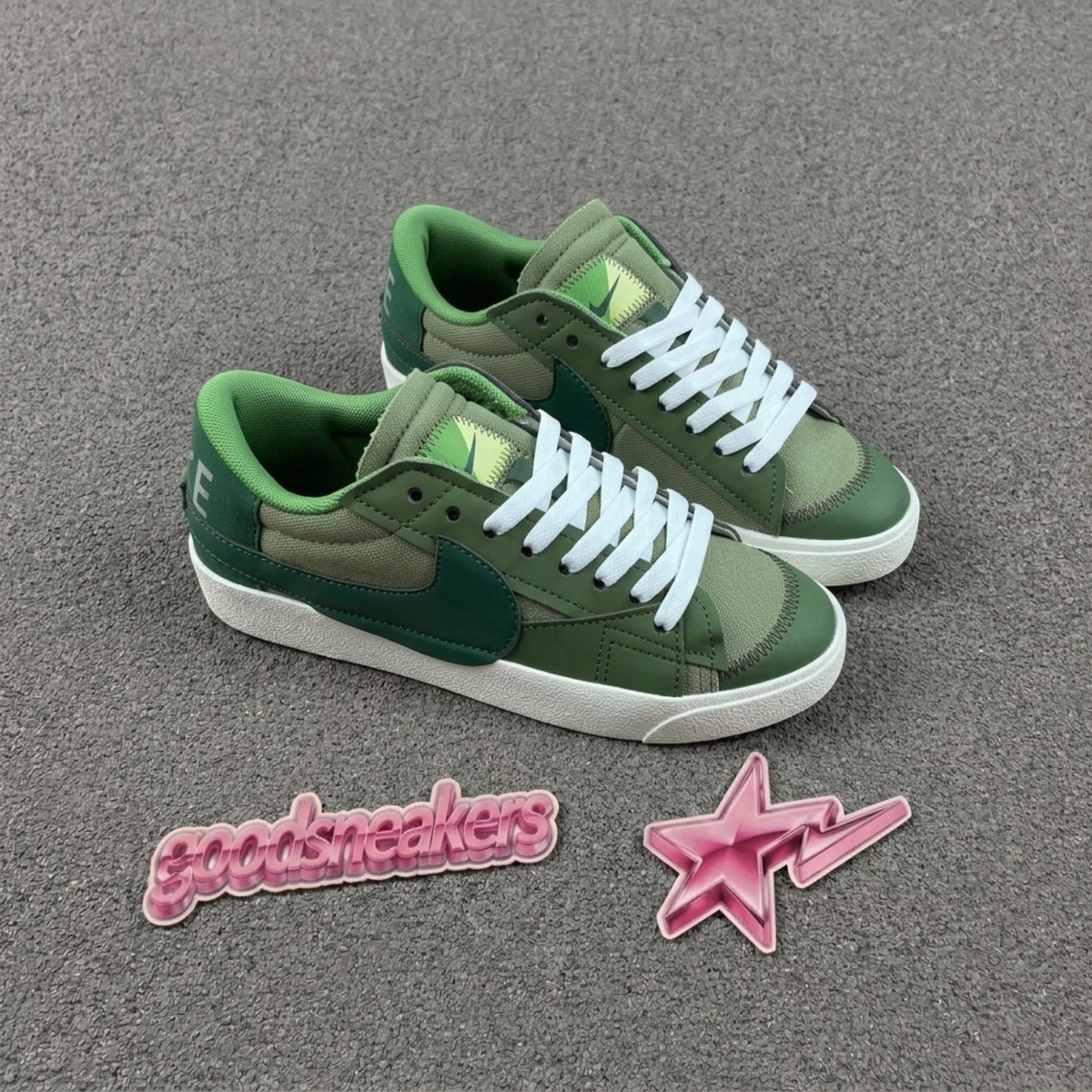 Nike Blazer Low '77  Jumbo - Oil Green