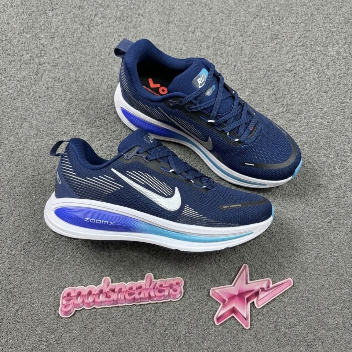 Nike Vomero 18 - Blue Void/Metallic Silver